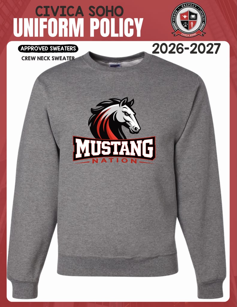 GRAY CREWNECK