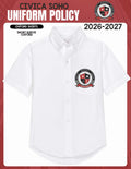 WHITE SHORT SLEEVE OXFORD SHIRT